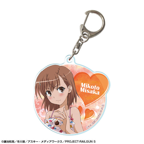 『とある科学の超電磁砲S』アクリルキーホルダー デザイン06(御坂美琴/C)【202508再販】